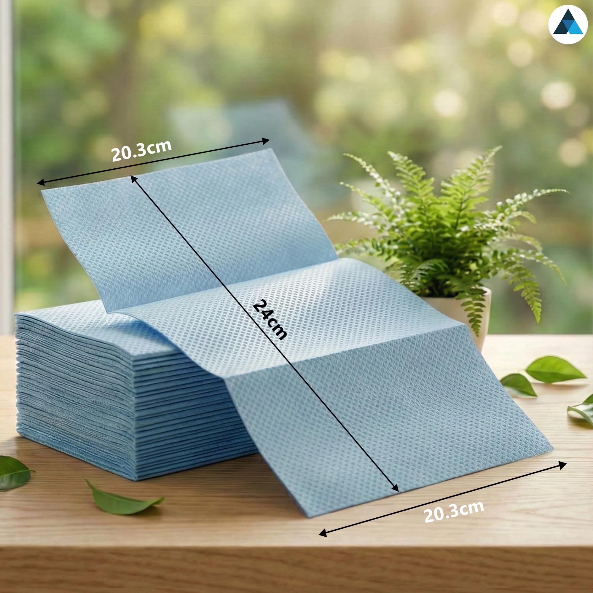 Asciugamani di carta blu piegati a Z 3000 fogli blu extra forti e super assorbenti 1 strato asciugamani di carta