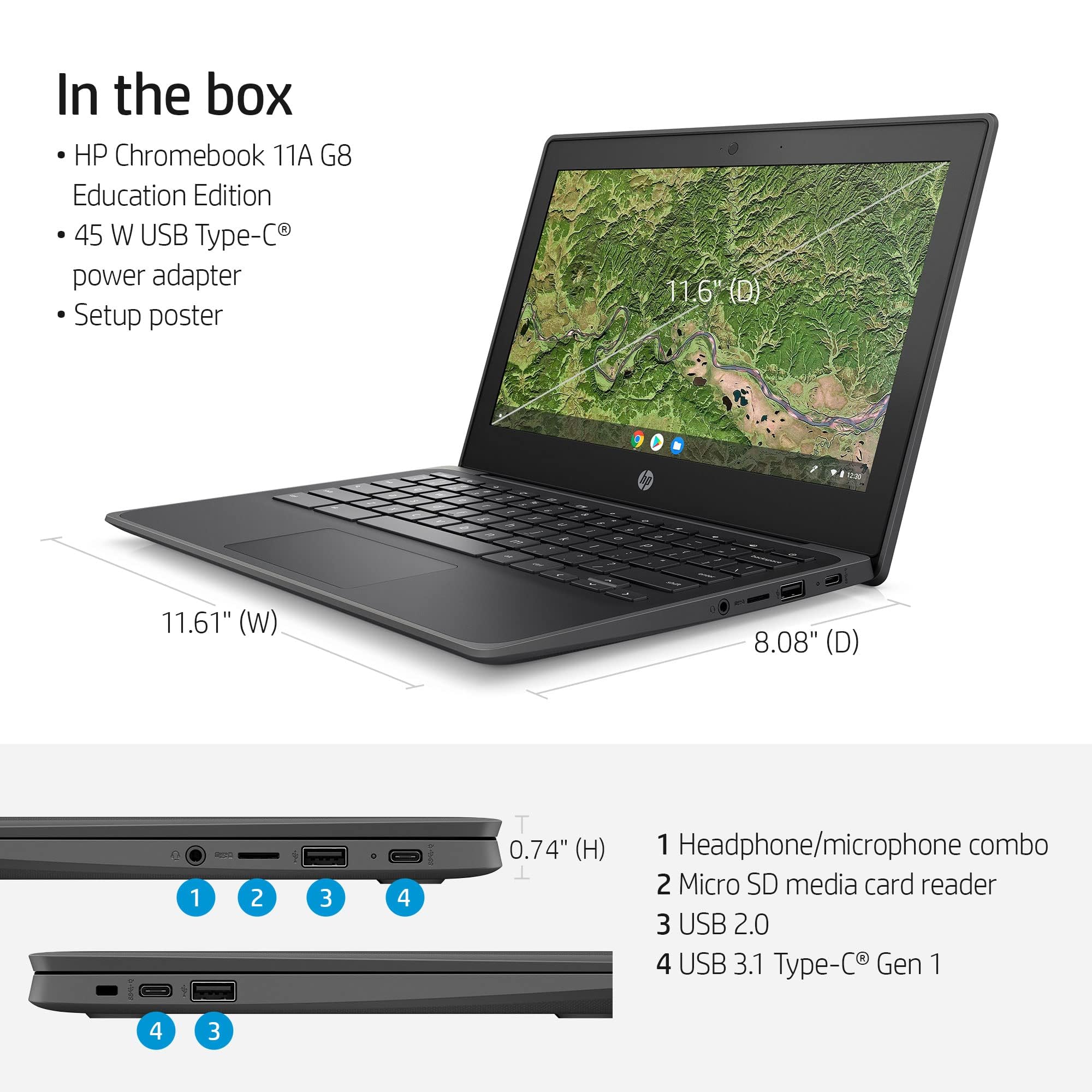 HP Chromebook 11A, Education Edition 11.6
