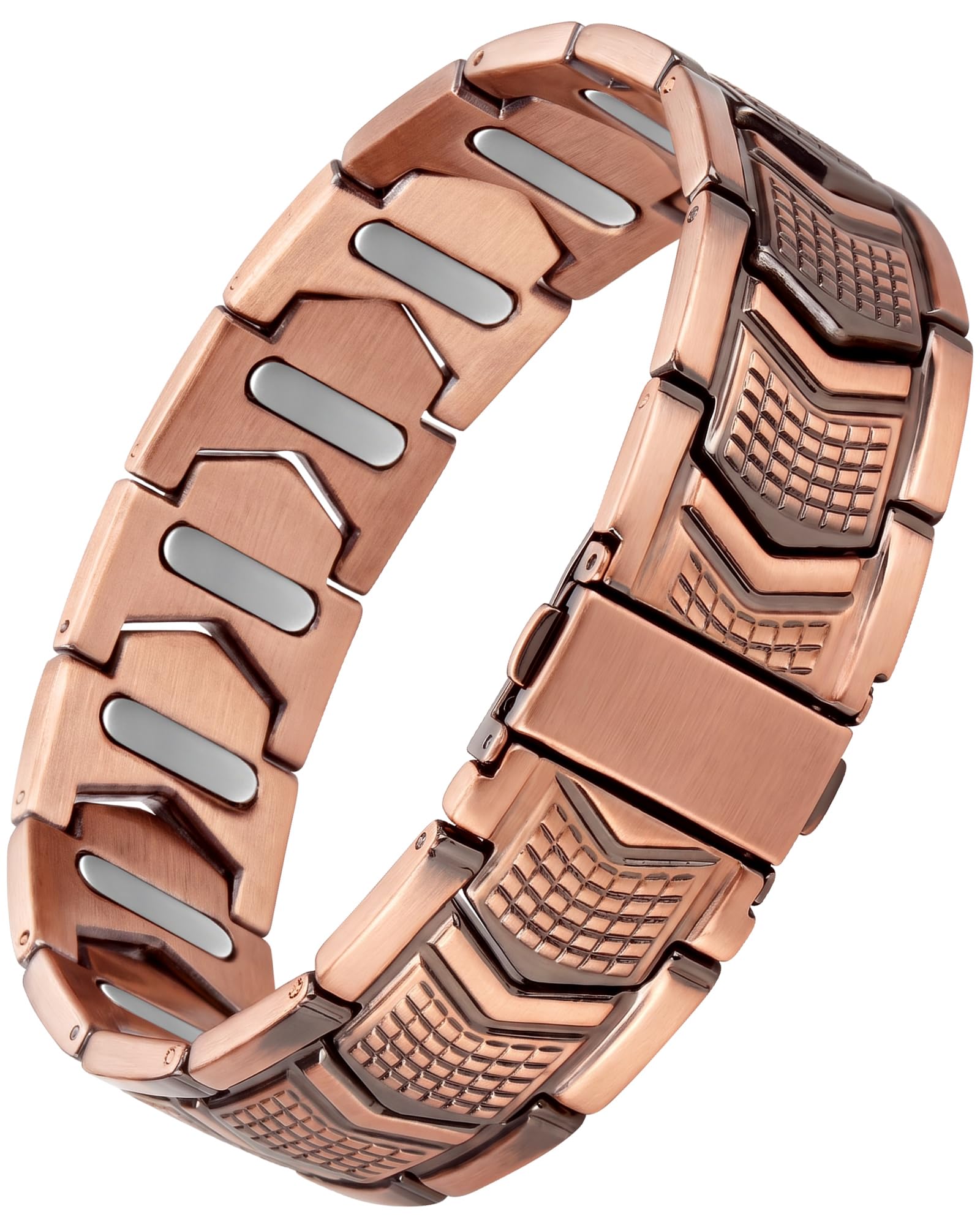Feraco Copper Magnetic Bracelets for Men,Pure Copper Jewelry Gift