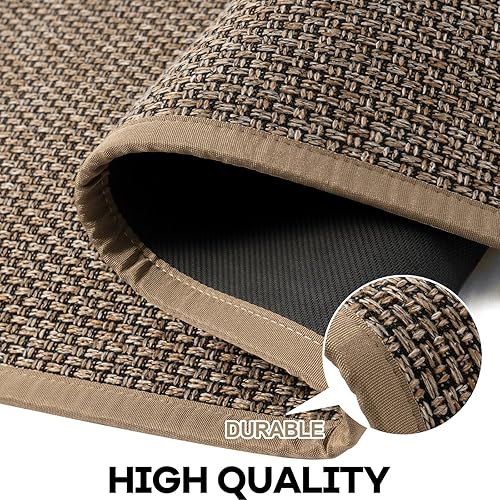 Vista 4 de Alfombra de cocina de goma antideslizante, lavable, absorbente para piso, lavable a máquina, para frente del fregadero, puerta, lavandería, entrada