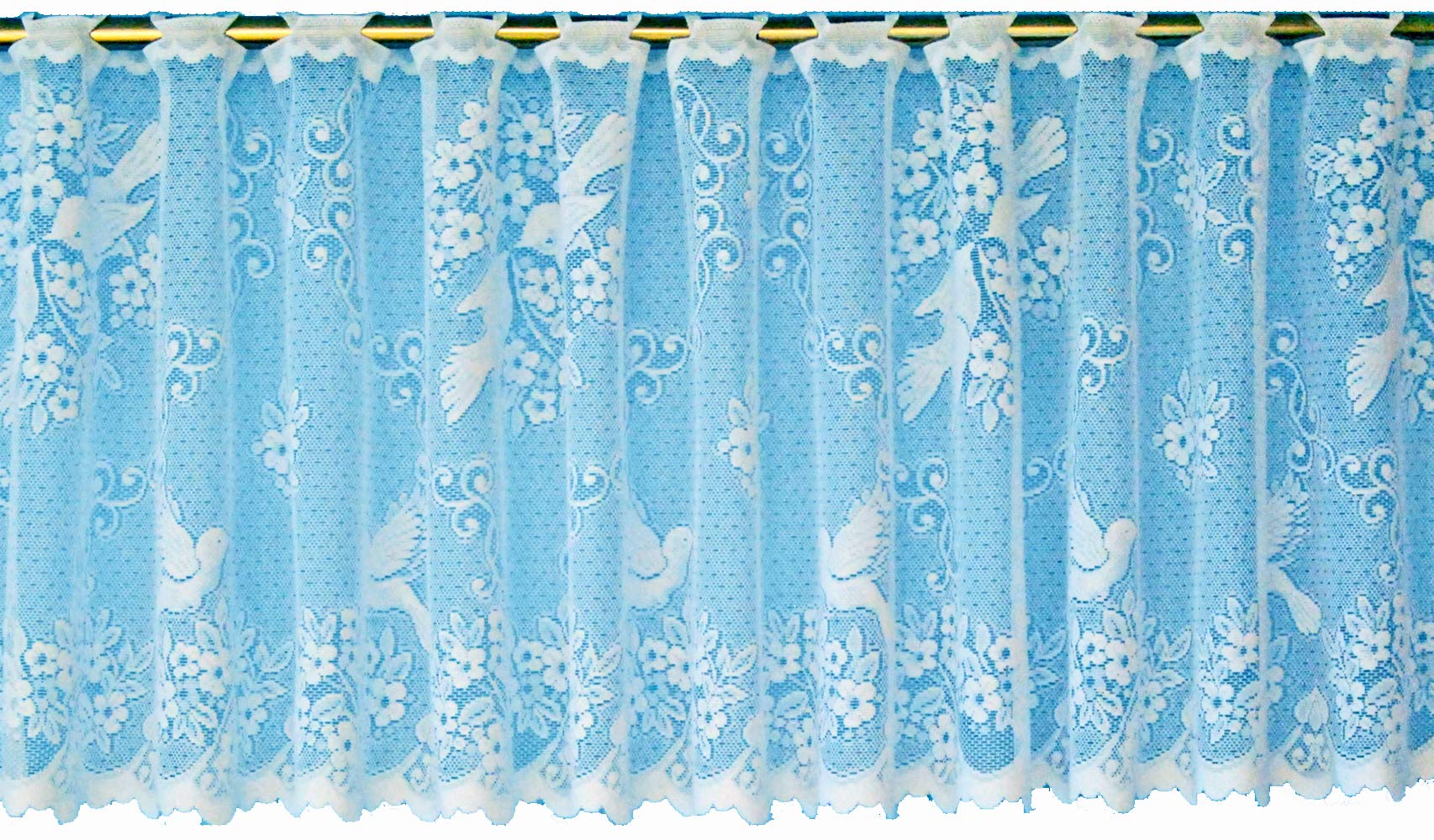 Love Birds Cafe NET - 3 Sizes - Sold by The METRE - 24" (60cm)