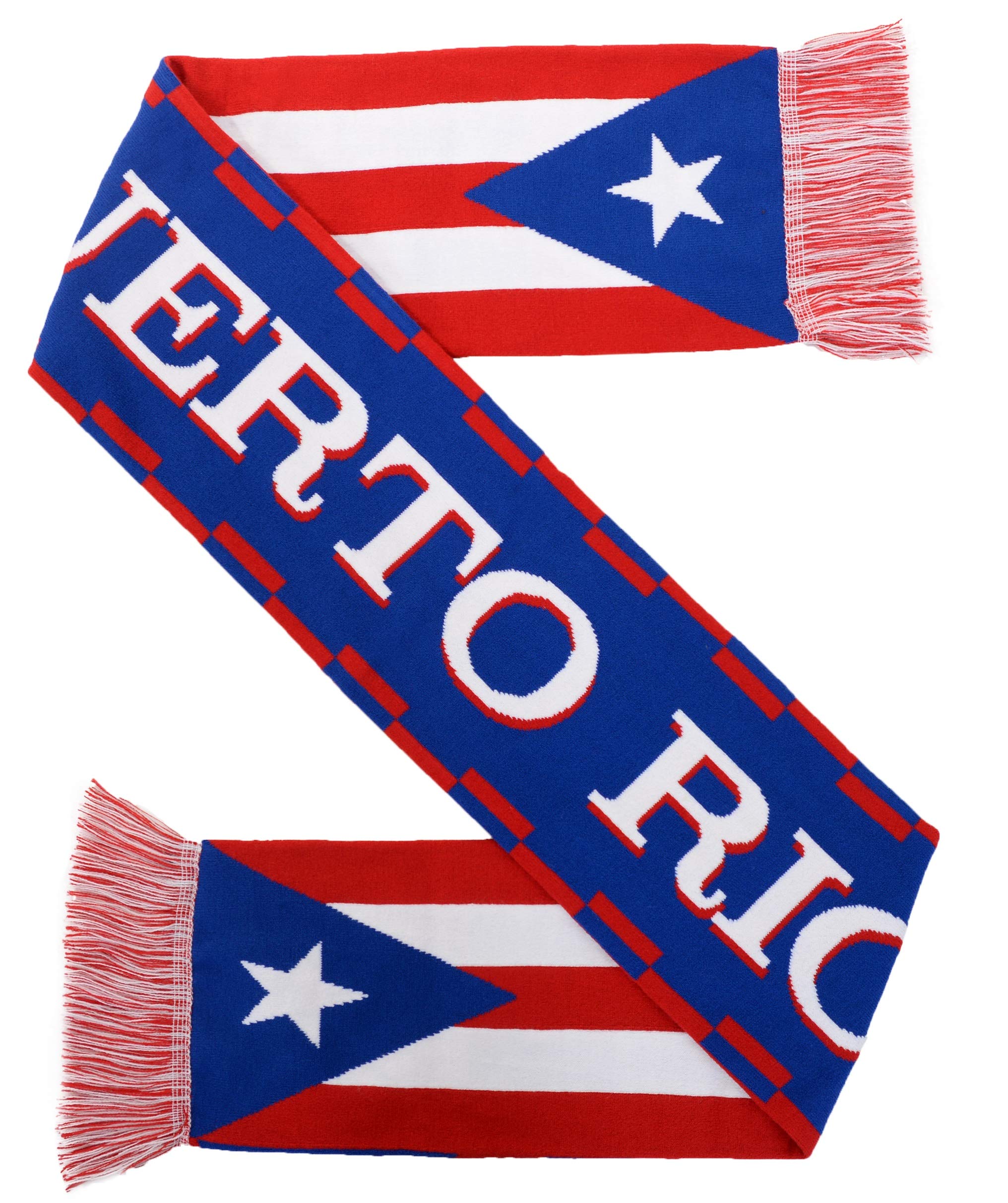 National Soccer High-Definition HD Knit Scarf (Puerto Rico) — image 1