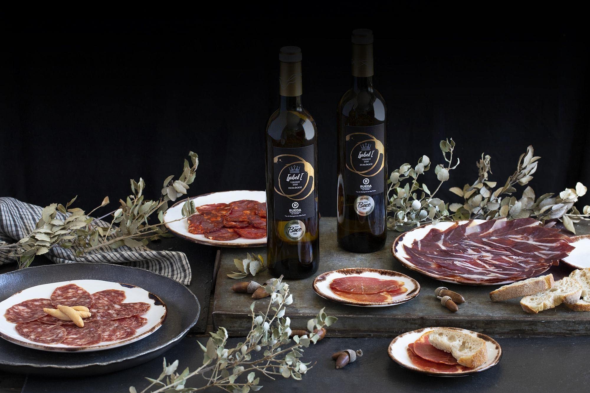 Salchichón ibérico de bellota. Salchichón lonchas. Embutidos ibéricos. Salchichón Ibérico loncheado envasado al vacío. Contiene 5 sobres x 80 grs (400grs.).