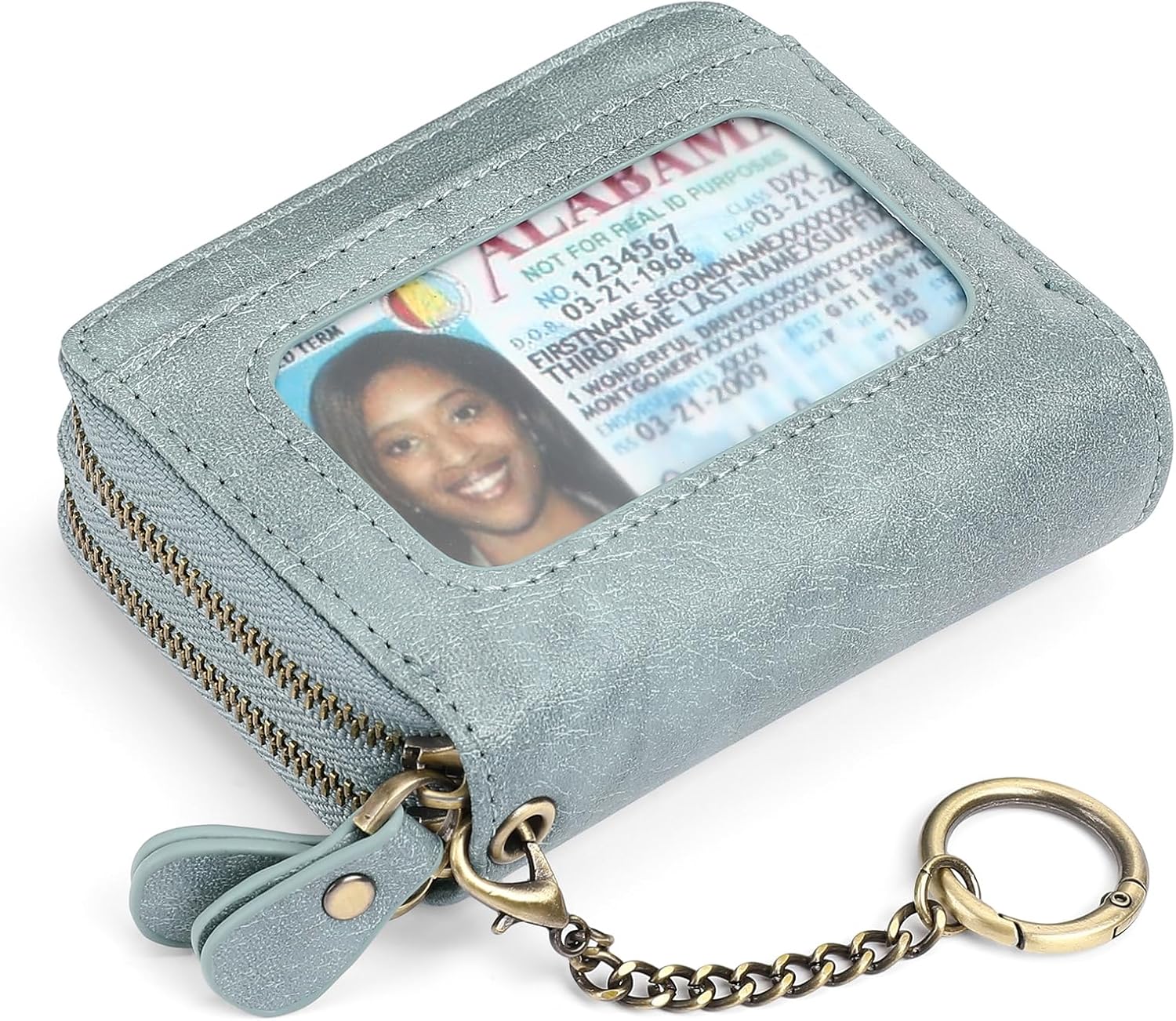 GOIACII Small Vegan Leather Wallet for Women, RFID Blocking Credit Card Holder Wallet - Image 3