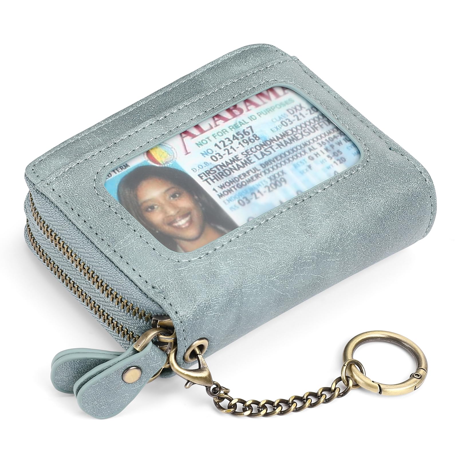 GAEKEAO Monedero Mujer Carteras de Mujer Cartera Pequeña Monedero Tarjetero Mujers RFID Bloqueo Bolsillo con Cremallera Pequeña Billetera Bifold Tarjetero