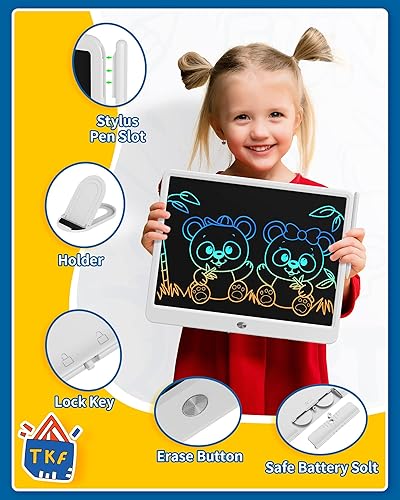 Miniatura 3 de TEKFUN Regalos de Pascua para niños, tableta de escritura LCD de 15 pulgadas, regalos para adolescentes y niños de 10 años en adelante, regalos de
