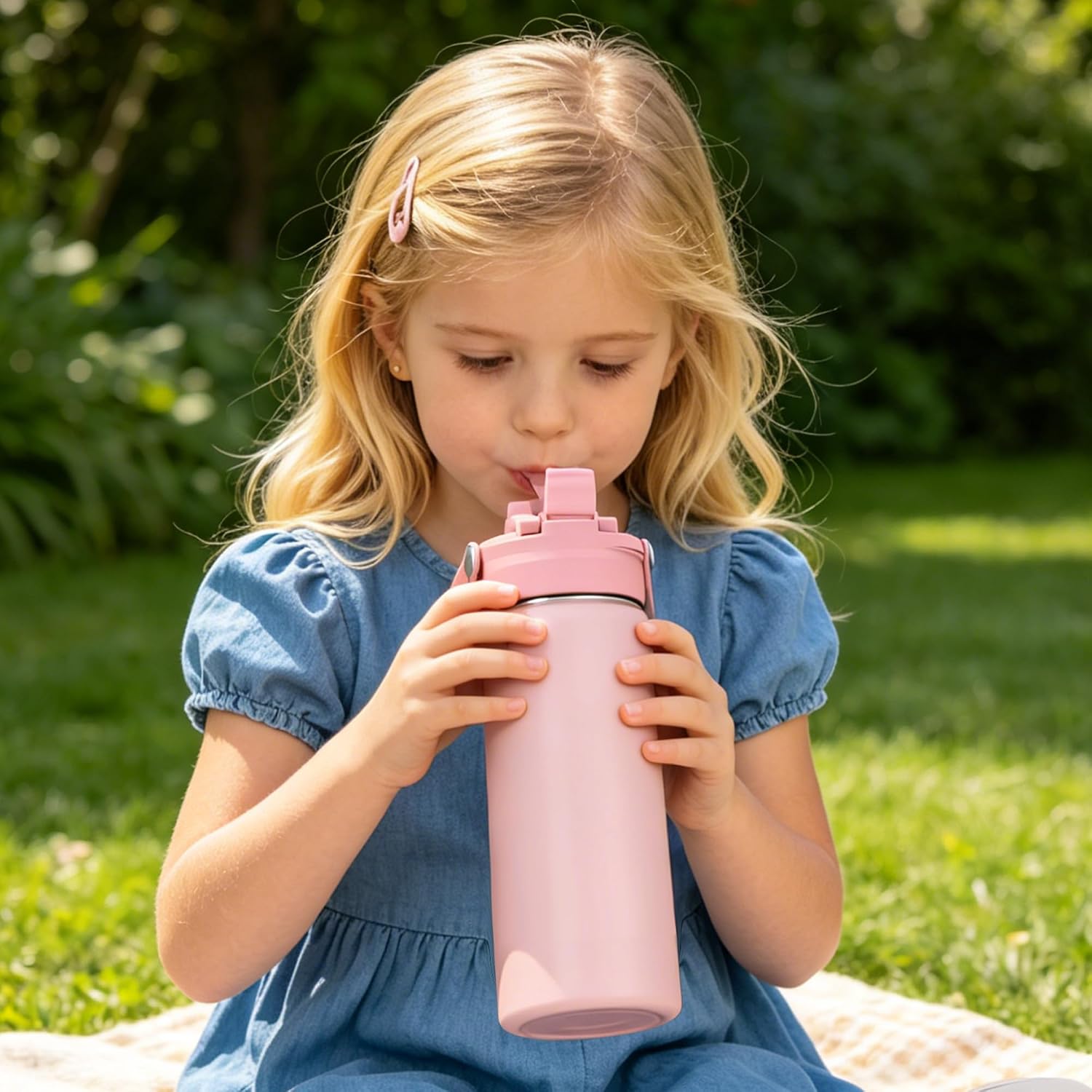 18oz Kids Water Bottle Leak Proof