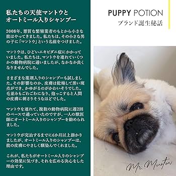 【新品】PUPPY POTION 犬用シャンプー＆コンディショナー 新品】PUPPY POTION 犬用シャンプー＆コンディショナー