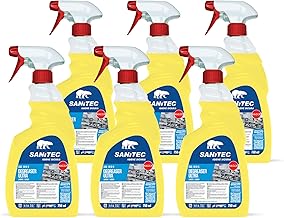 Sanitec Degreaser Ultra Universal High Concentration Degreaser, Very Powerful Against Stubborn Dirt Leaves a Pleasant Lemon Scent, Made in Italy, 6 Bottles, 750 ml