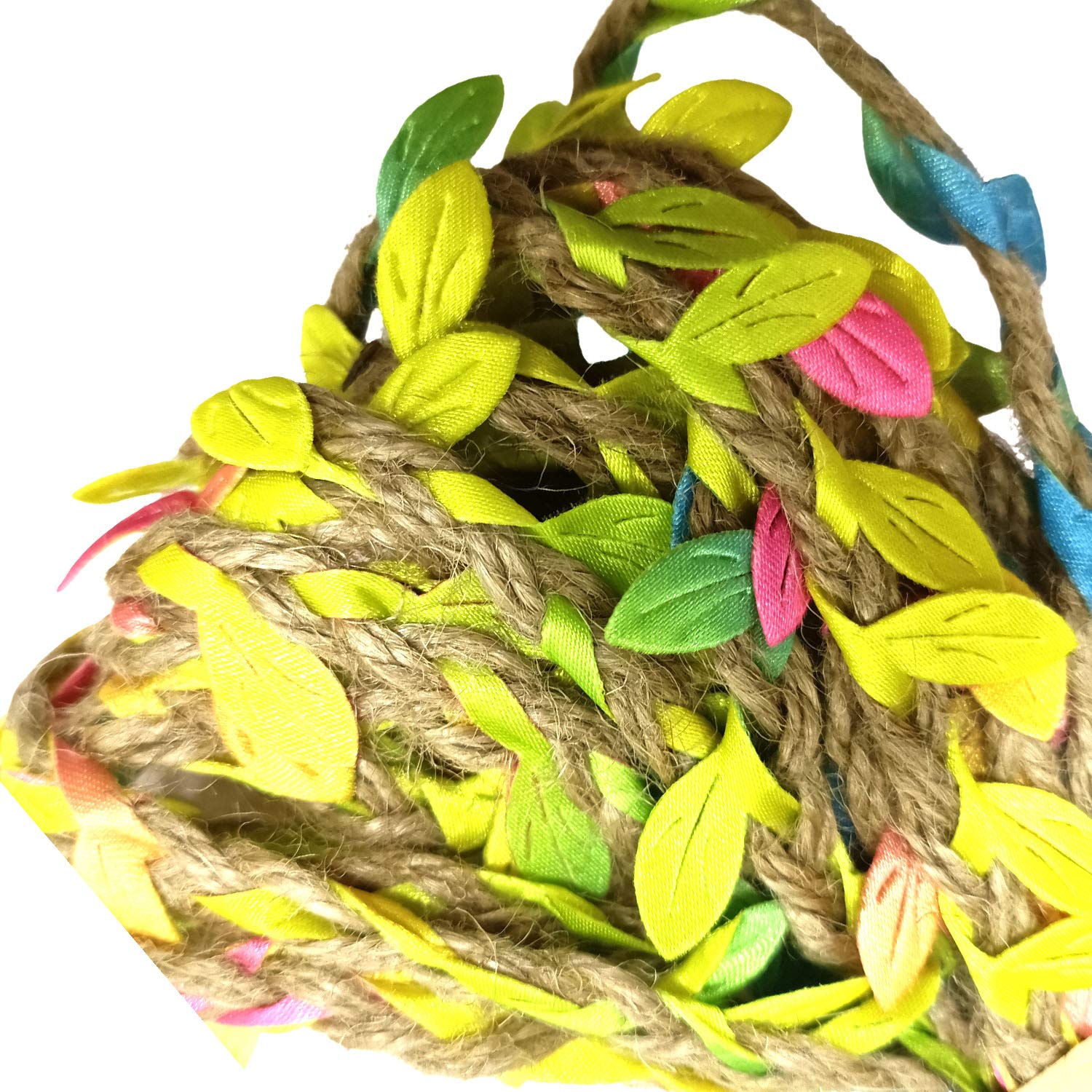 Multicolor Jute Leaf Twine Rope - 10m -3