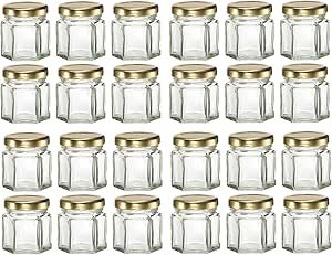 32 Tarros De Vidrio Grueso Con Tapas, Tarros Para Conservas, | Meses