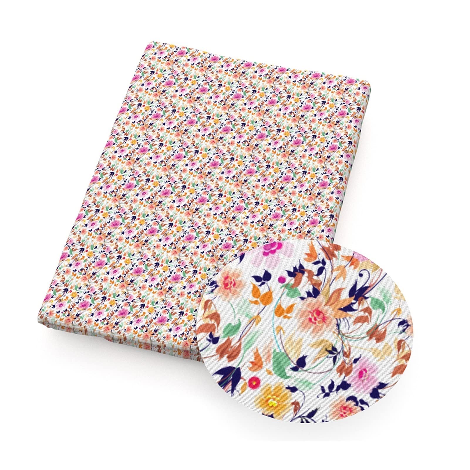 50 * 145 cm Flower Floral Planta Pura o poliéster Algodón o satén Costura Patchwork Material de edredón de Tela de Tela Telas (Color : 1087632, Weight : Pure Cotton)