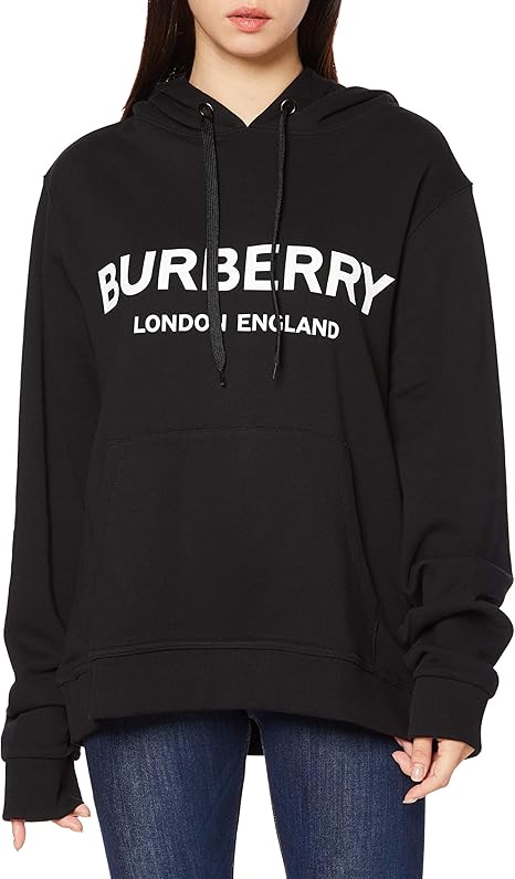 Amazon バーバリー Poulter J13 パーカー 100 Cotton レディース Black 日本 トレーナー パーカー 通販