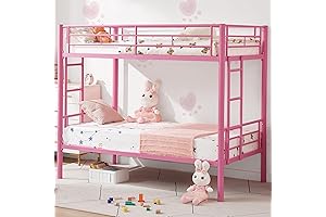 VECELO Toddler Bunk Beds for Kids Small Space