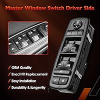 Vista 5 de Interruptor maestro de ventana de alimentación lateral del conductor, reemplazo para Ram 1500/2500/3500 2016-2022, Dodge Charger 2011-2019, Chrysler