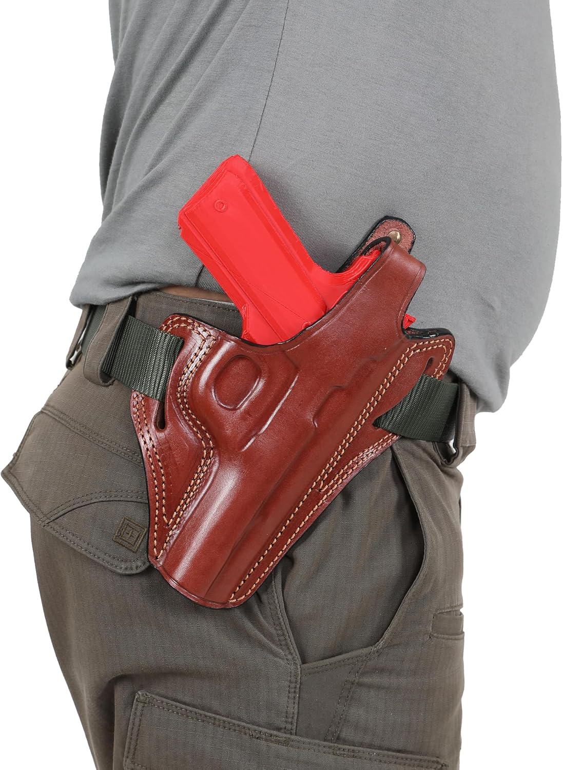 for Ruger Mark IV 22/45 Lite Owb Leather Gun Holsters