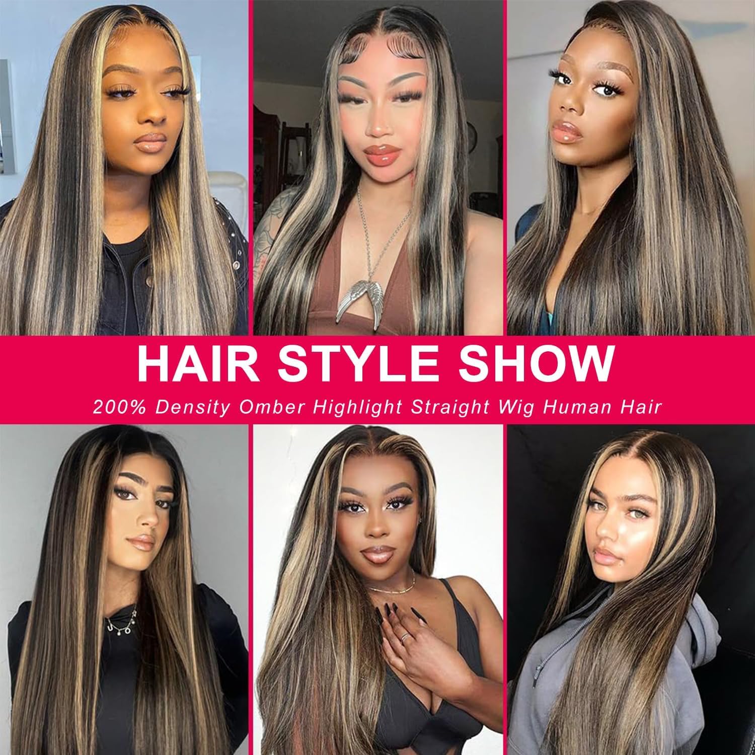1B/27 Highlight Blonde Lace Front Wig Human Hair 13x6 Balayage Wig Human Hair for Women Black and Blonde Lace Front Wigs Human Hair Pre Plucked 200% Density 26inch
