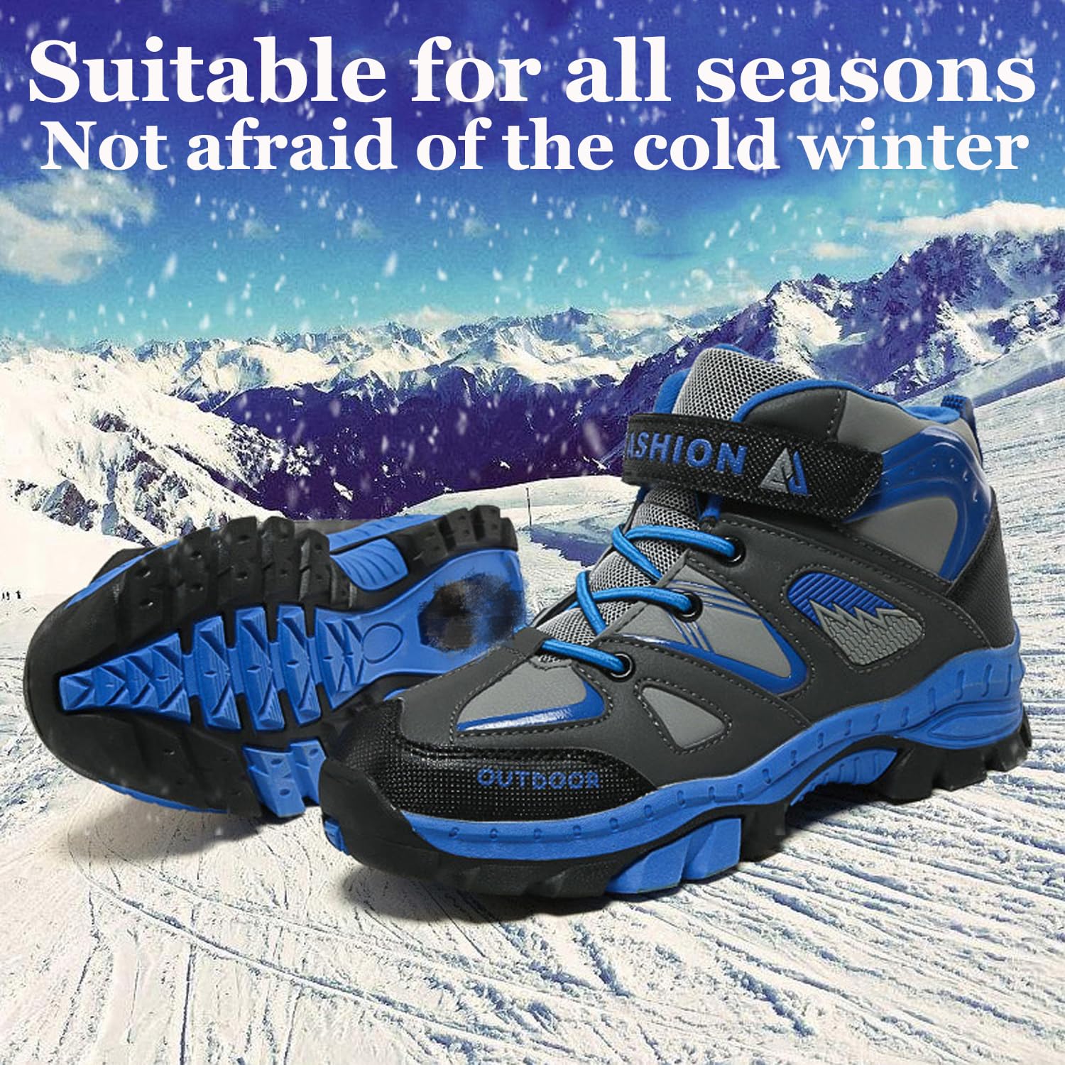 Chaussures de Randonnée Garçon Enfants Imperméables Montagne Trekking Outdoor Respirant Antidérapant