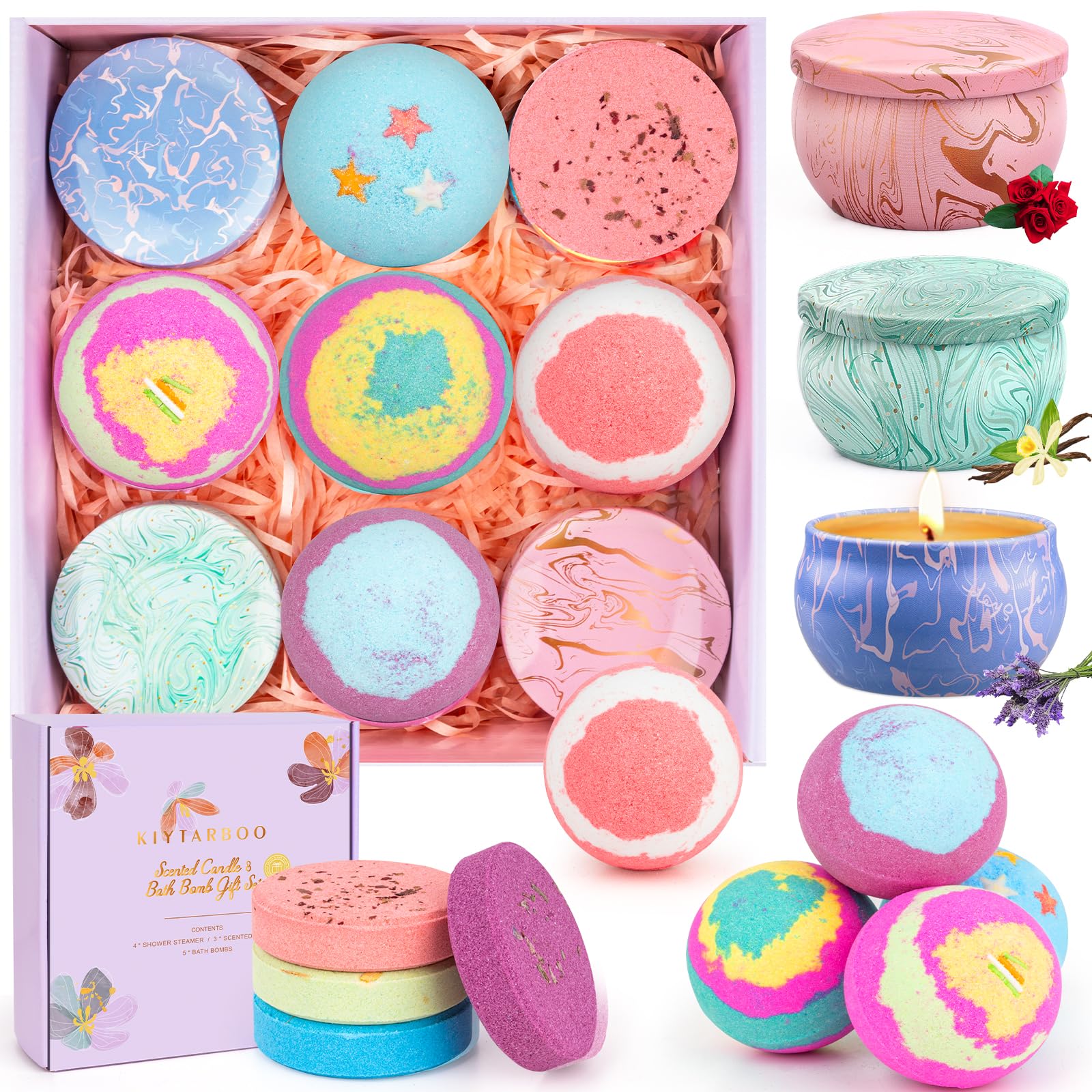 Bath Bombs for Women Gift Set