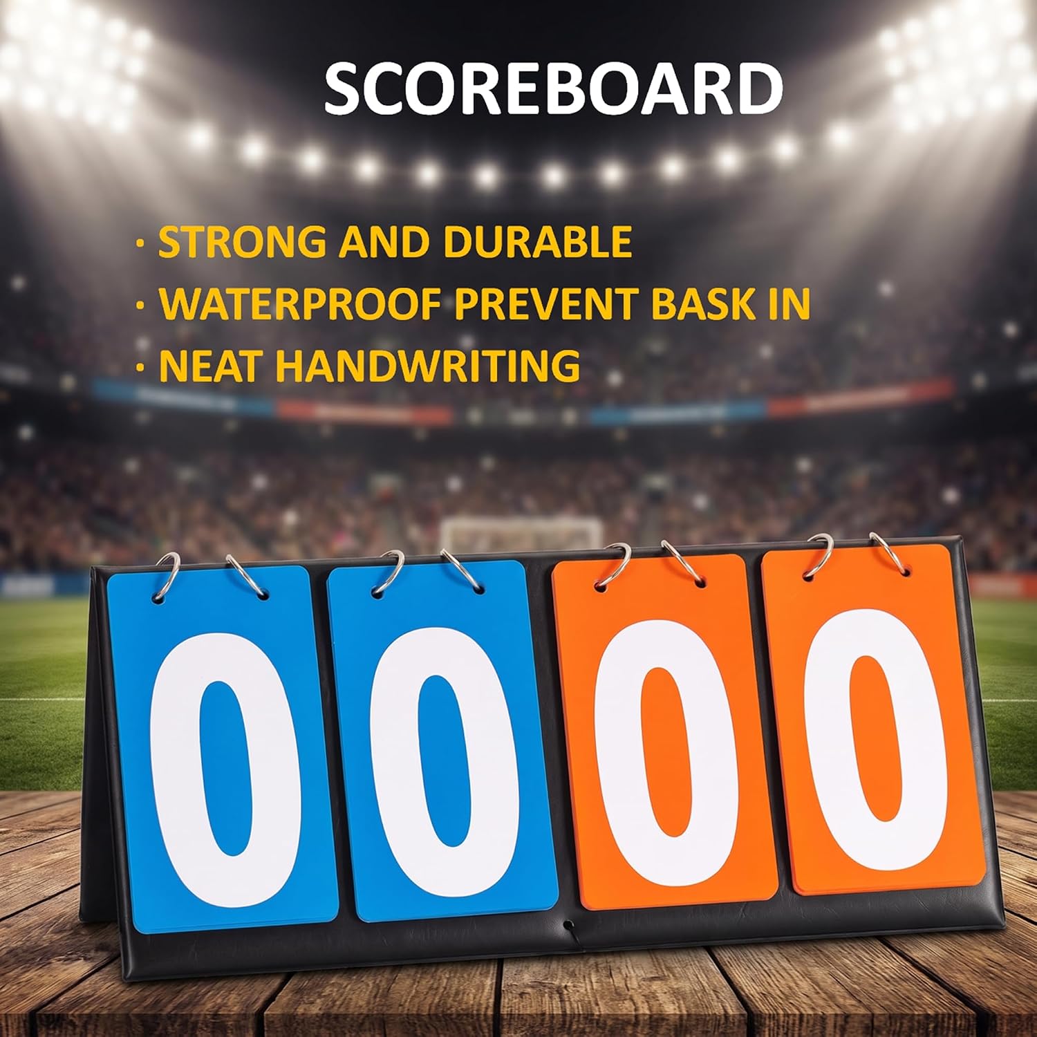 Flip Scoreboard 4-Digit Sports Score Keeper