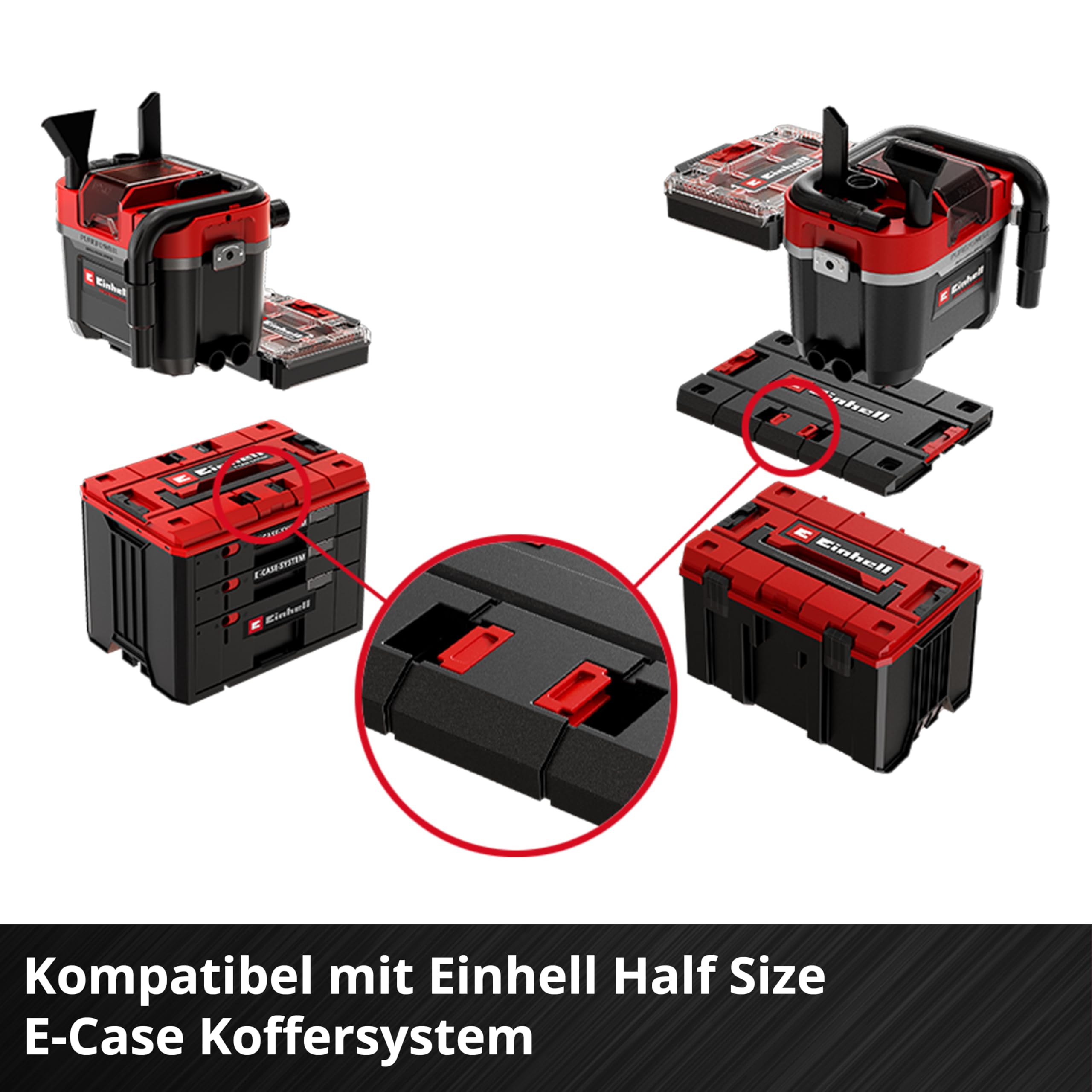 Einhell Professional Akku-Nass-Trockensauger TP-VC 18/10 Li BL L-Solo Power X-Change 18 V Brushless 10 L