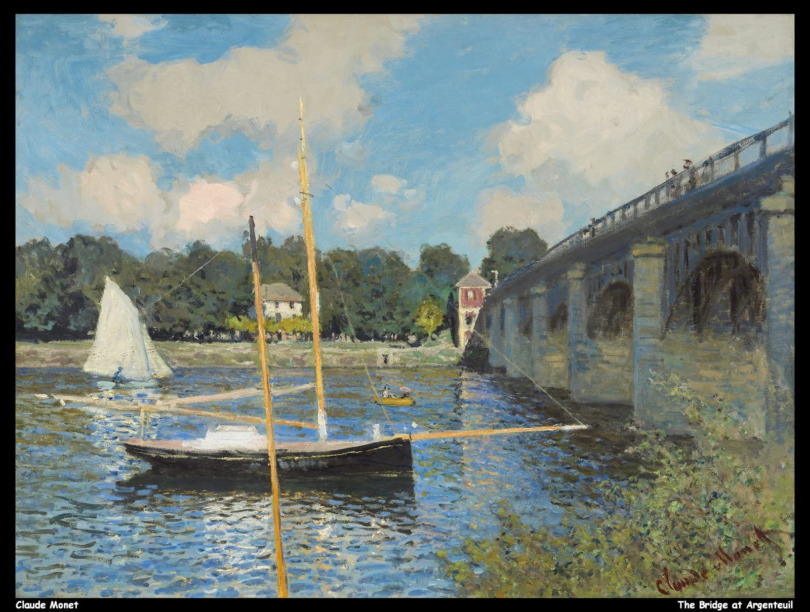 Amazon.co.jp: claude monet the bridge at argenteuil 14406466521 o