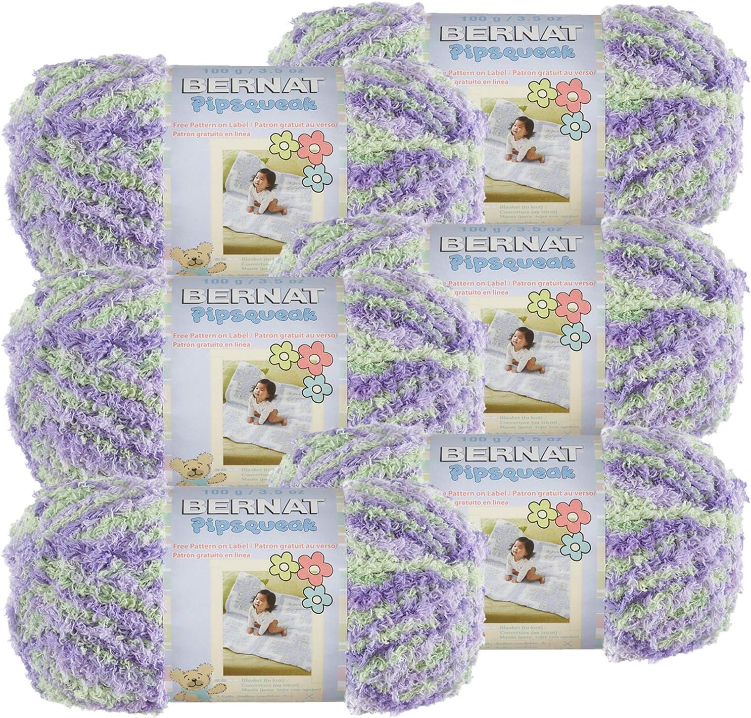 (6 Pack) Bernat Pipsqueak Yarn Pixie Pow