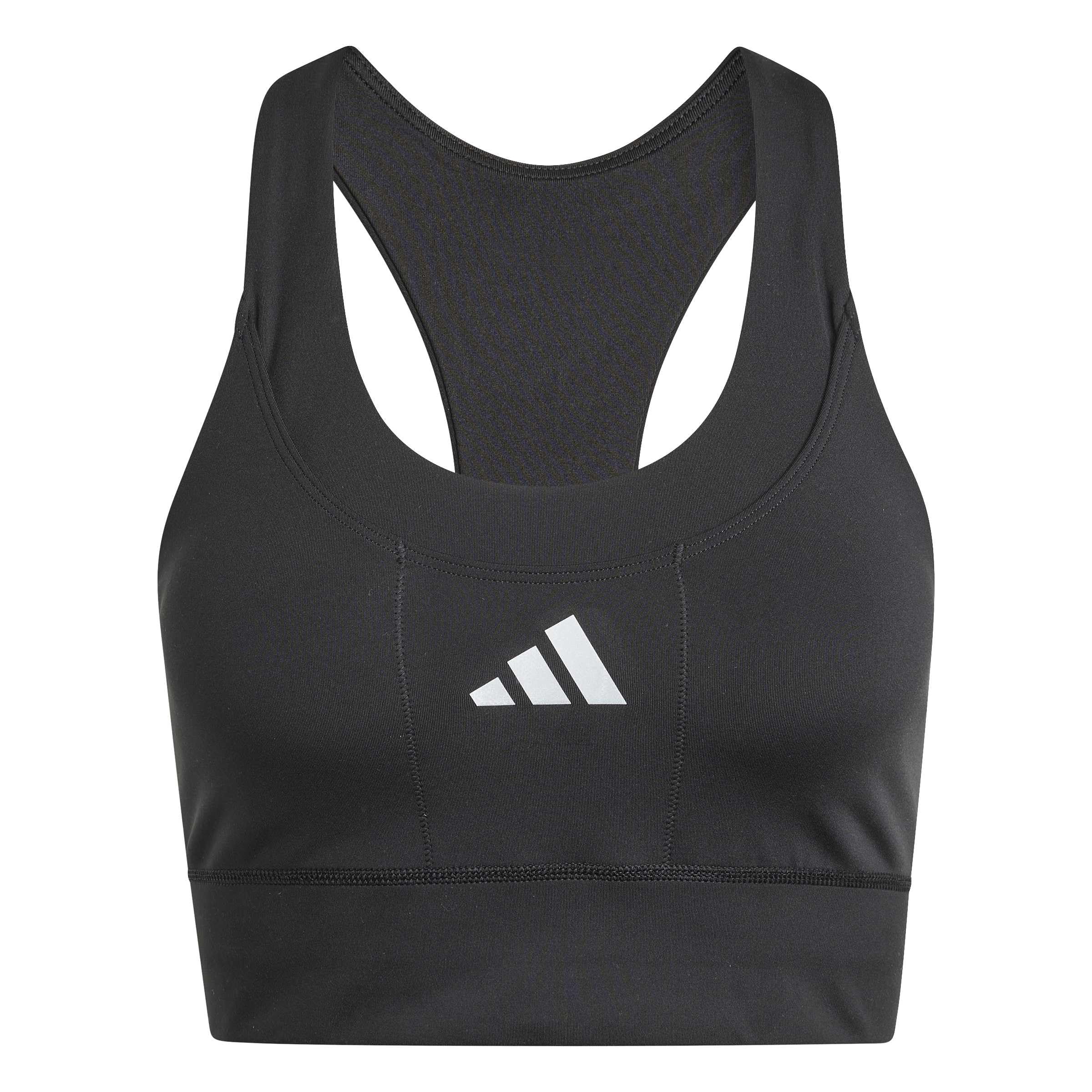 adidas Women's Adi365 Running Pocket Medium Support Bra, Black, XS