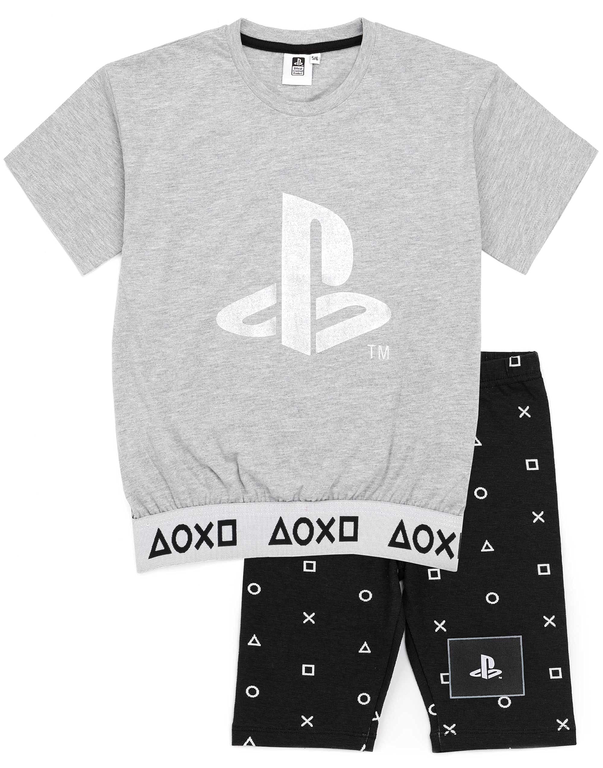 PlayStation Pajamas Girls Cycle Shorts OR Trousers Sporty PJS