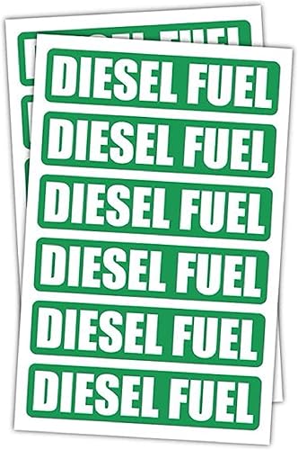Miniatura 8 de 3M - Calcomanías reflectantes para combustible diésel, solo gasolina, combustible mixto, solo combustible mixto, calcomanías para camiones,