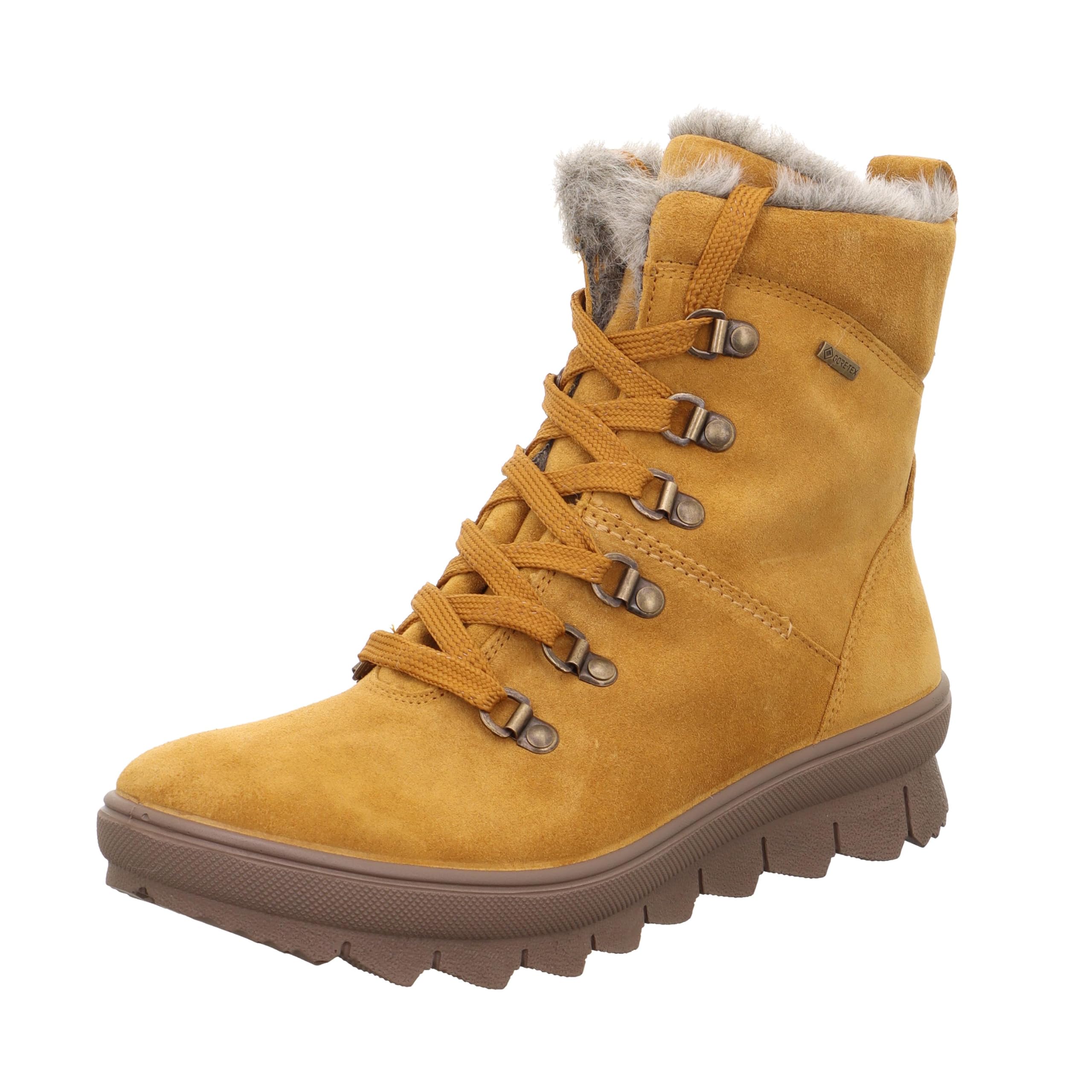 Legero Women's NOVARA warm gefütterte Gore-Tex Stiefelette, DAINO (GELB) 6300