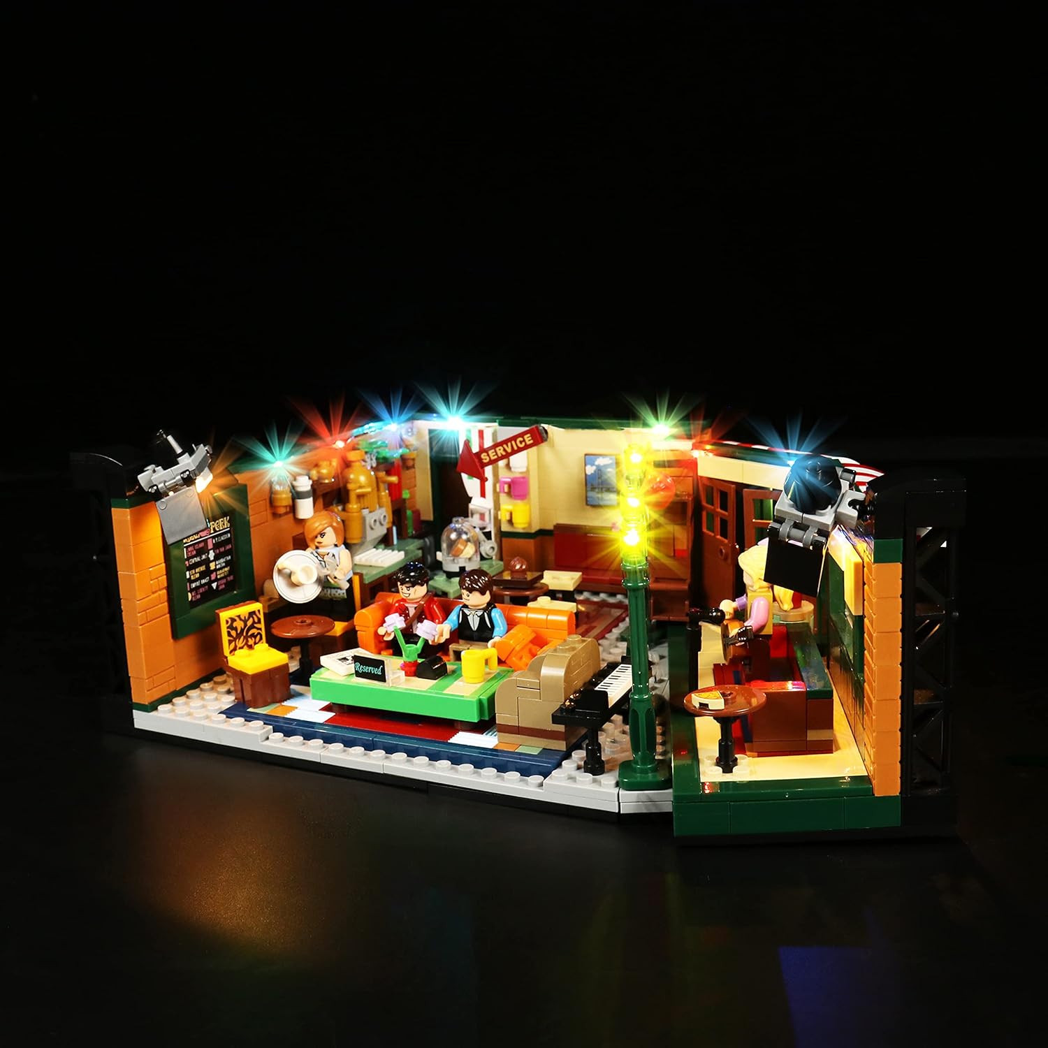 LED Light Kit Compatible with 21319 Friends Central Perk, Light Kit ONLY, The Model NOT Included (Standard)