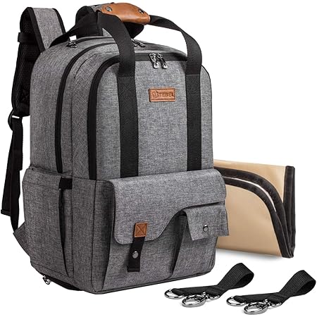 diaper backpack stroller straps