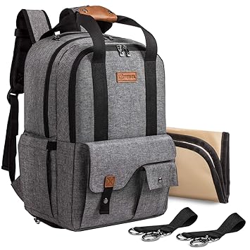 diaper backpack with stroller straps