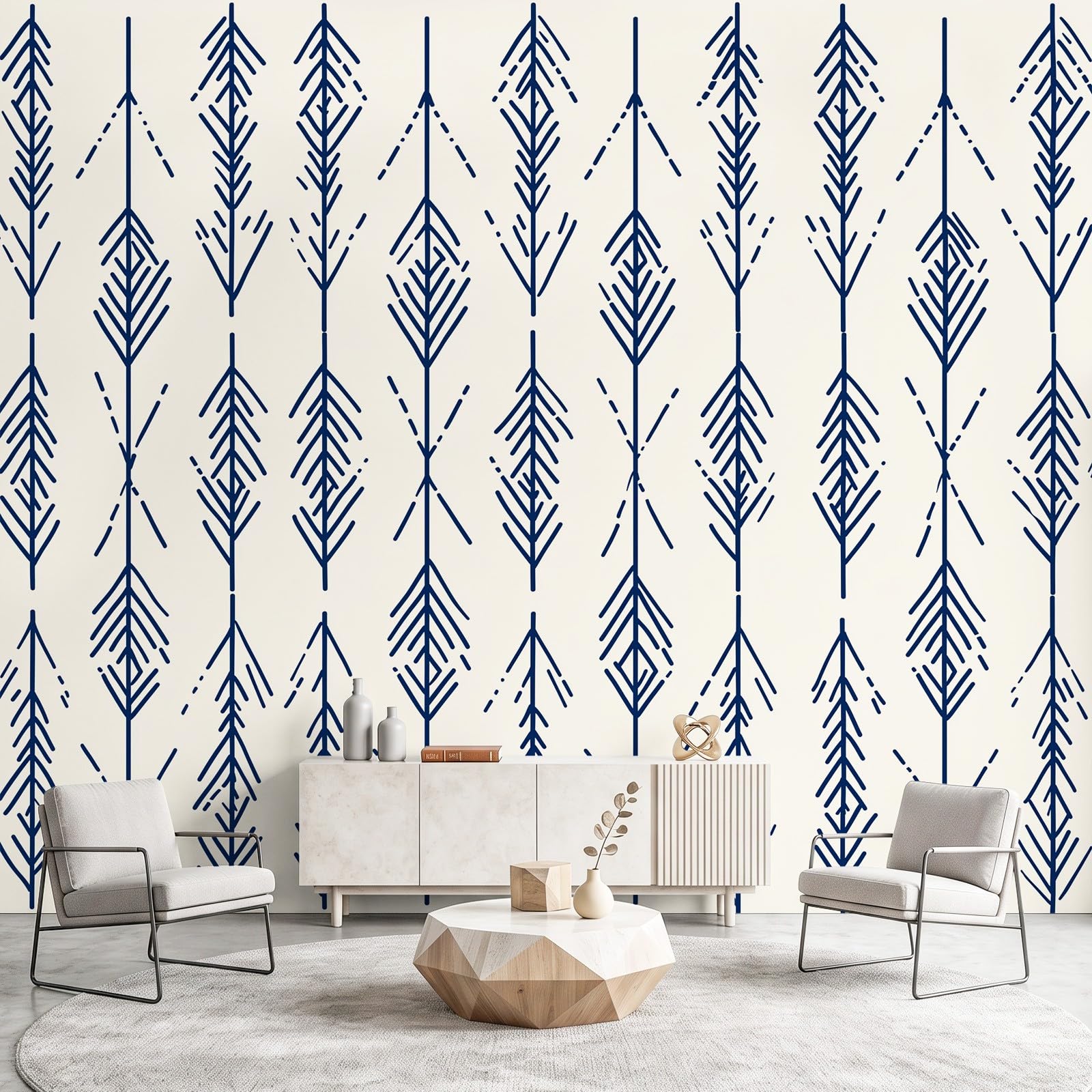 Papel pintado moderno de 150 x 105 cm: decoración de pared minimalista y mural panorámico
