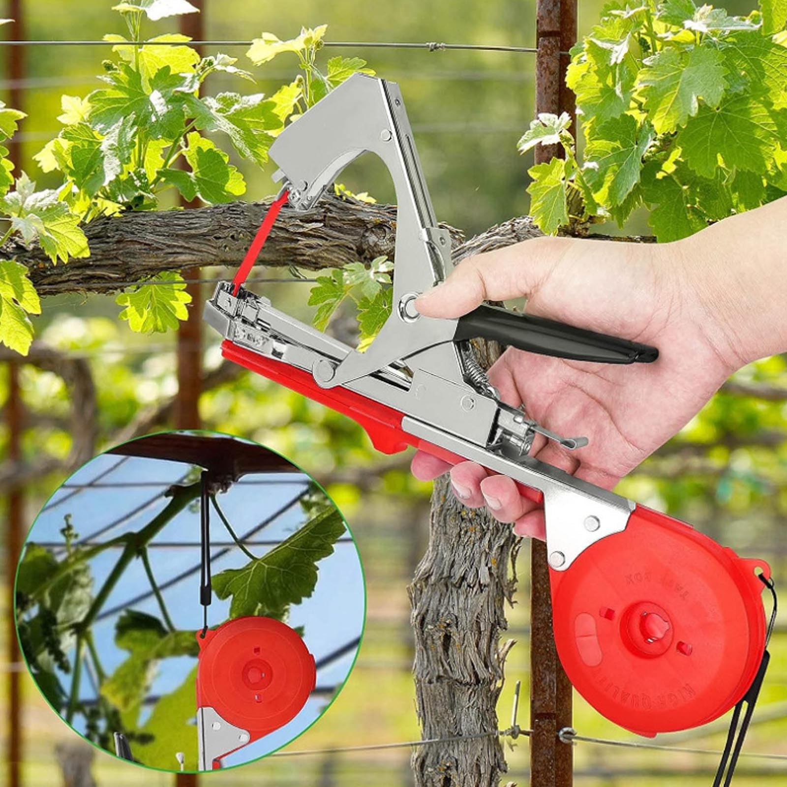 Strumento for Clip for Piante rampicanti con Impugnatura Antiscivolo, allarga la Bocca del Morsetto Regolabile