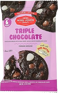 MISS JONES BAKING CO Triple Chocolate Jumbo Cookies, 12 OZ