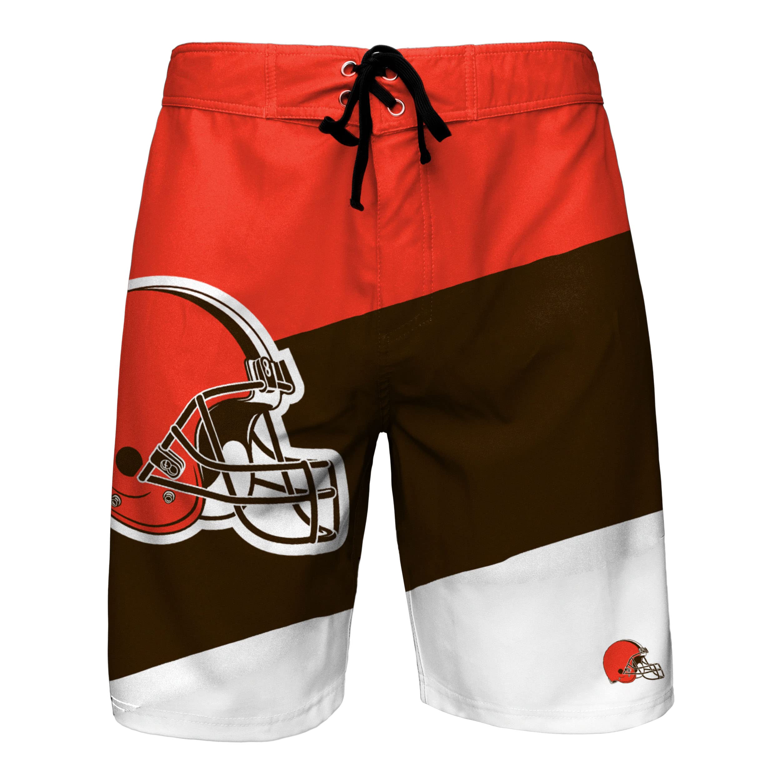 FOCO Mens NFL Team Logo Color Dive Swim Boardshorts