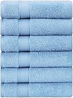 Vista 28 de Juego de 2 toallas de baño de lujo de La Hammam para baño, spa, gimnasio, ducha, piscina, dormitorio universitario Toallas de baño turcas