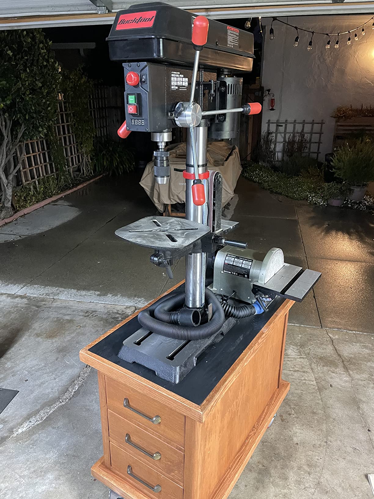 31/mo Finance BUCKTOOL 12INCH 6.2A Professional Bench Drill Press
