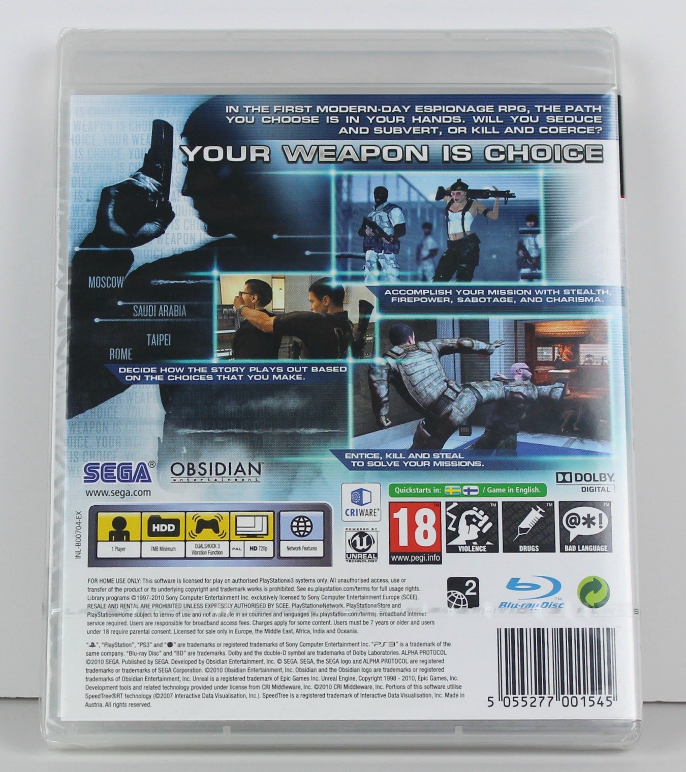 Amazon.com: Alpha Protocol /PS3 : Sega Games: Video Games