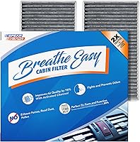 Vista 59 de Filtro de cabina AC y calefactor de defensa contra olores Breathe Easy de Spearhead, se ajusta como OEM, hasta un 25% más duradero con carbón