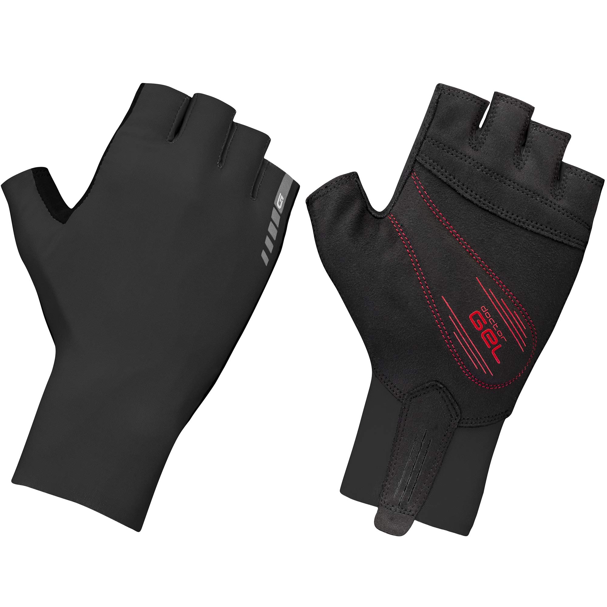 GripGrab Aero TT Professional Cycling Race Gloves - Aerodynamic Short Finger Fingerless Padded - Road-Bike, MTB, CX, Time-Trial