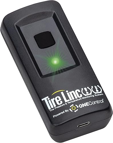 Miniatura 2 de Lippert Tire LINC - Indicador de alerta del sistema de monitoreo de presión y temperatura de neumáticos para vehículos recreativos y vehículos de