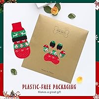 Vista 33 de BEAUTYZOO 6 calcetines para perros para evitar lamer las patas, zapatos antideslizantes para suelos de madera dura en pavimentos calientes, botas