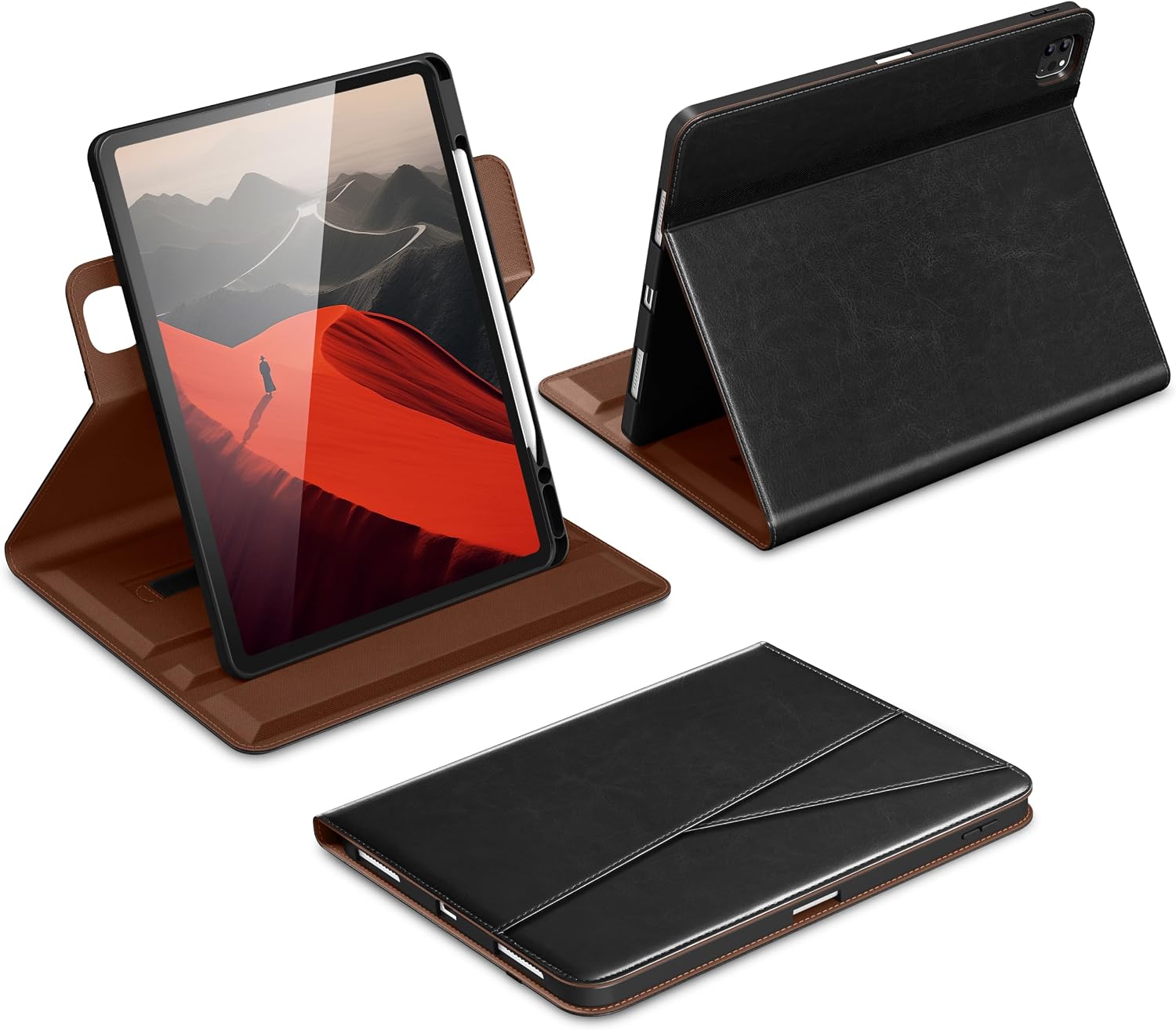 DTTO for iPad Pro 12.9 6th/5th/4th Gen Case (2022/2021/2020), Black