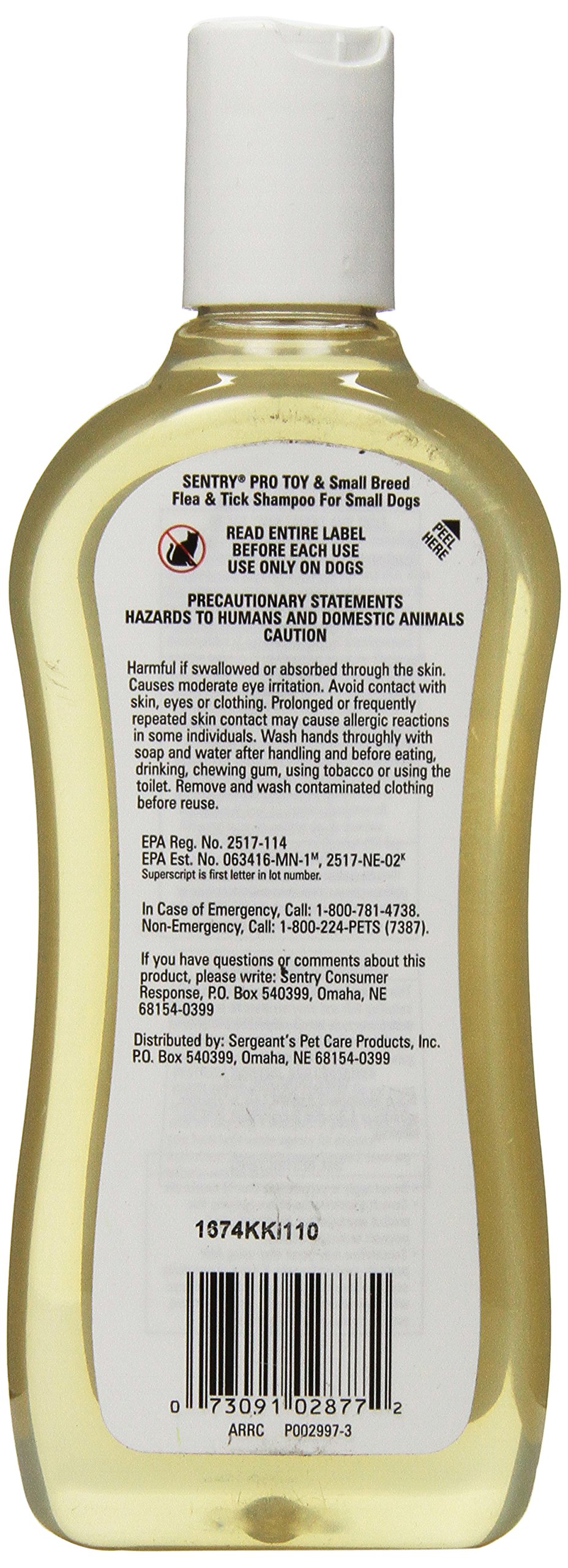 sentry pro flea and tick shampoo