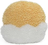 Vista 4 de GUND Sanrio Gudetama - Huevo de lujo en cáscara de peluche perezoso, amarillo, 9.5 pulgadas