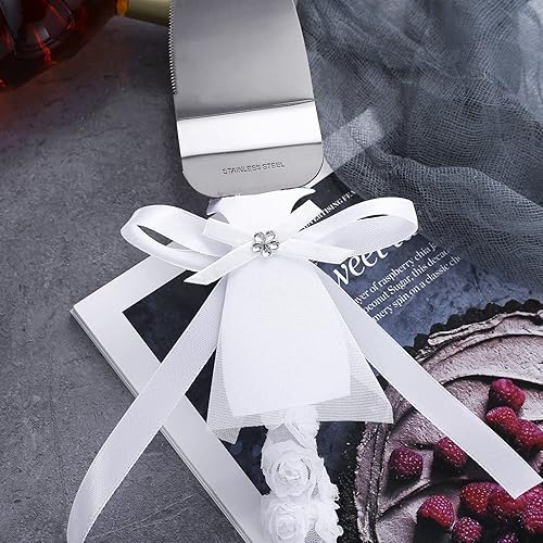 Miniatura 4 de TANG SONG – Juego de 2 cuchillos para tartas de boda y servidores