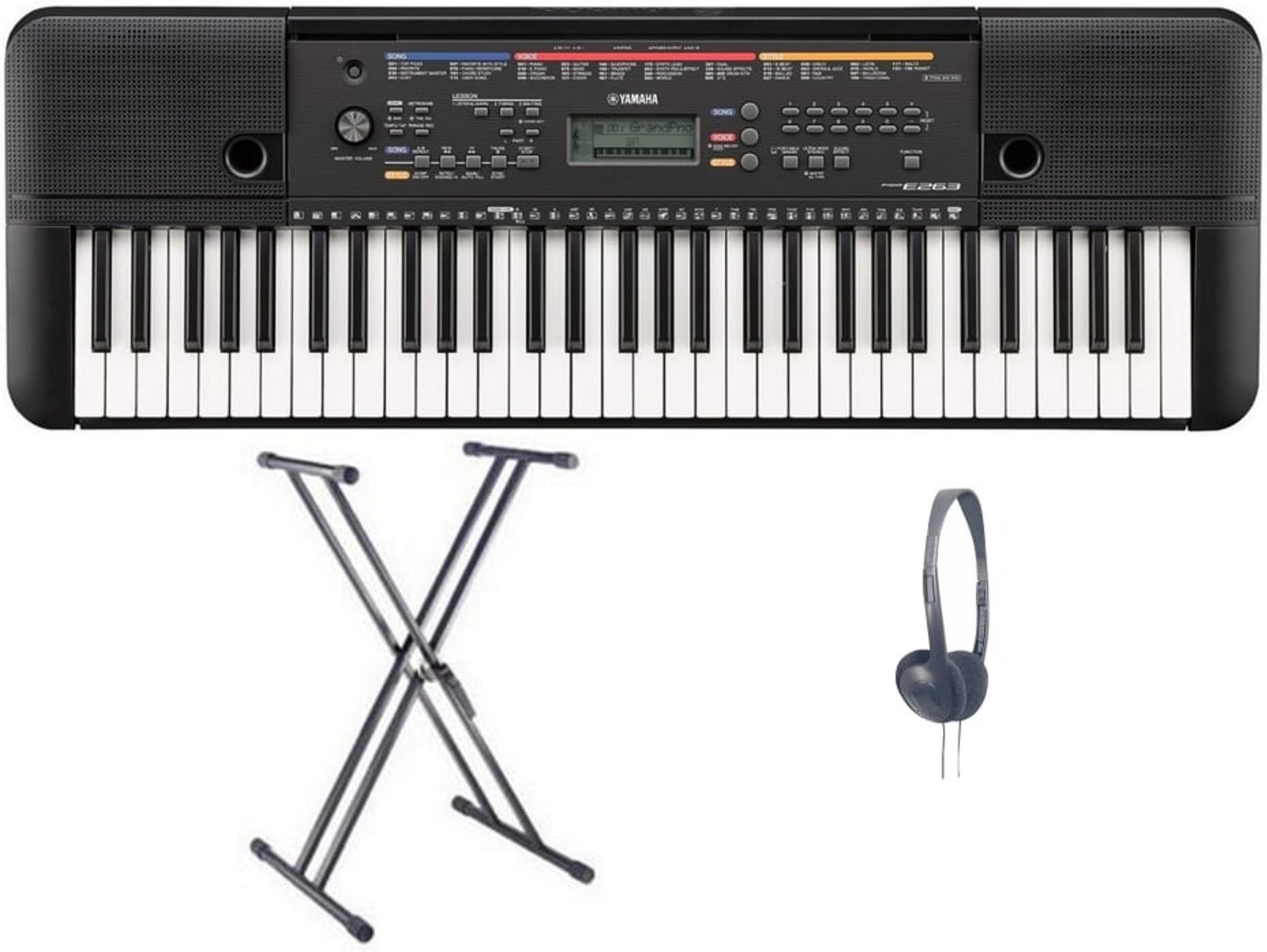 Yamaha Keyboard PSR E263 With X Stand